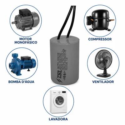 Capacitor 30µF 250VAC - Miniatura 2