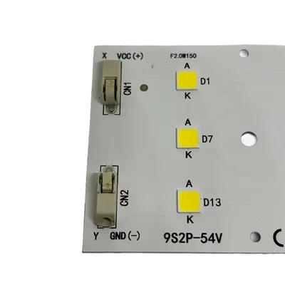 Placa LED (PCB) 24 LEDs SMD 5050 100W - Módulo Bicolor 72V+144V 5000K Branco Neutro - Miniatura 2