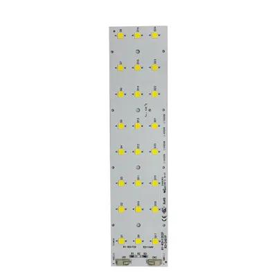 Placa LED (PCB) 24 LEDs SMD 5050 100W - Módulo Bicolor 72V+144V 5000K Branco Neutro - Miniatura 1