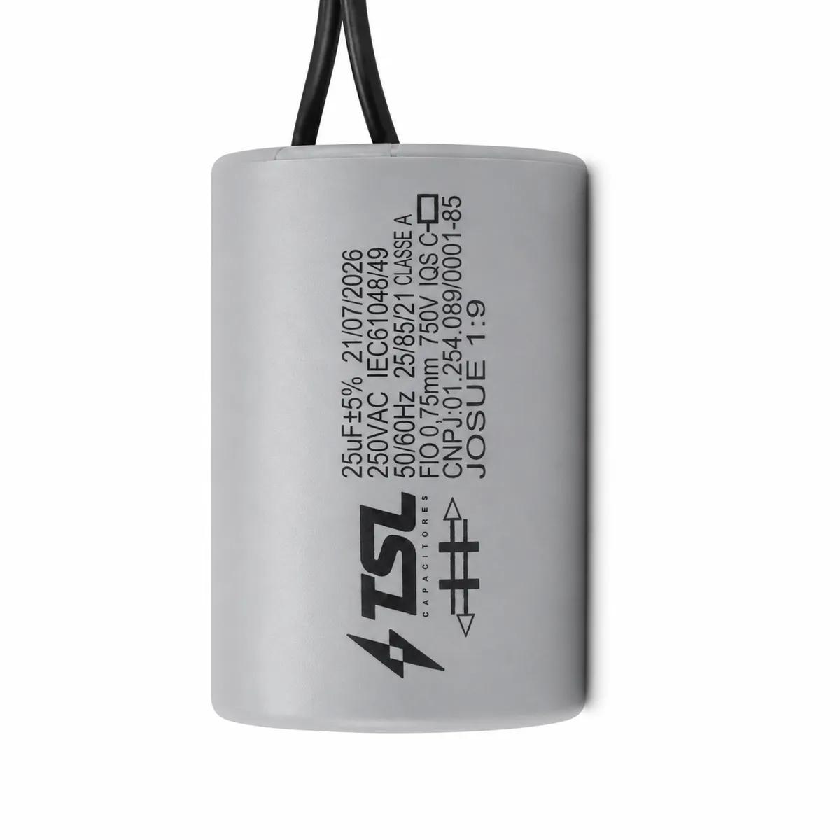 Capacitor 25µF 250VAC - Imagem 3