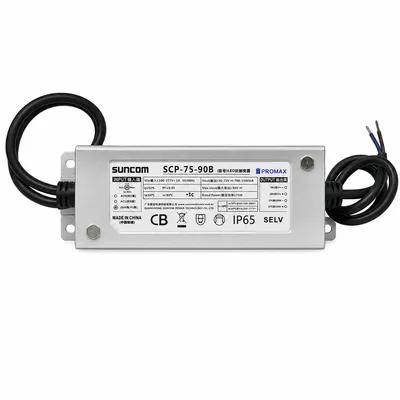 Driver Fonte para Luminária LED 75W Suncom - Saída 30V a 72V Bivolt 127/220V