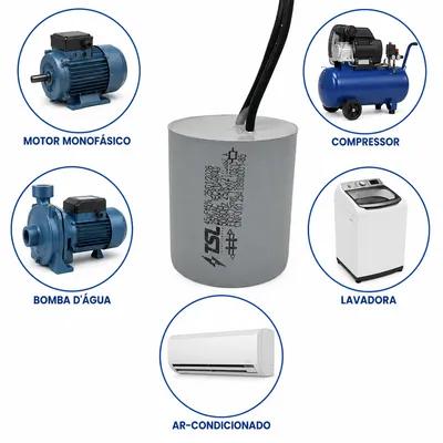 Capacitor 45µF 250VAC - Miniatura 2