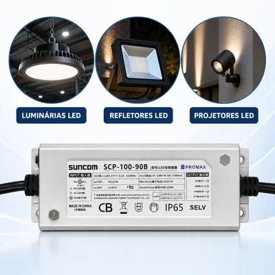 Driver Fonte para Luminária LED 100W Suncom - Saída 36V a 108V Bivolt 127/220V - Miniatura 3