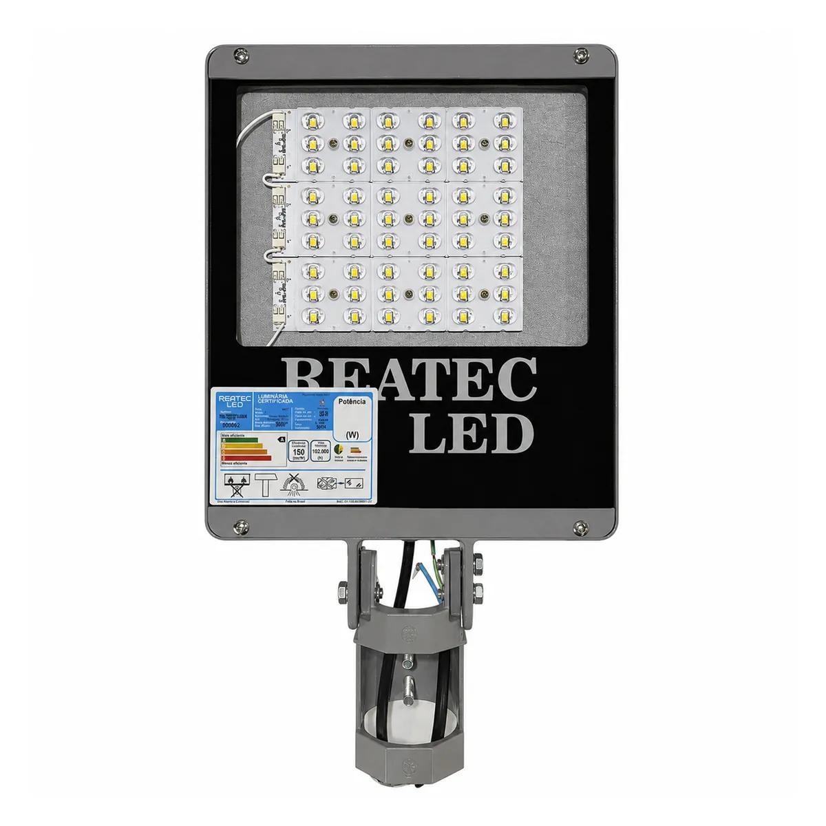 Luminária Pública LED 5000K - Base 3 Pinos - 30W a 240W - Bivolt 150 lm/W - Miniatura 4