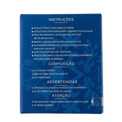 Pisca-Pisca de Natal 100 LEDs 220V - Função de Efeitos (FV) para Decoração - Miniatura 2