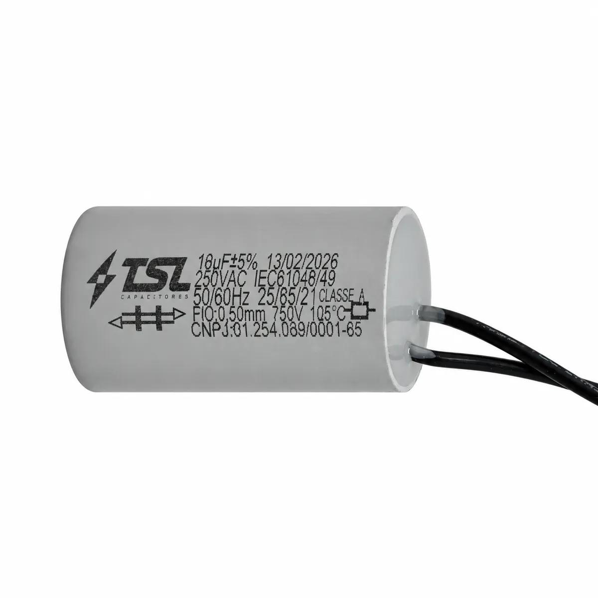 Capacitor 18µF 250VAC - Imagem 1