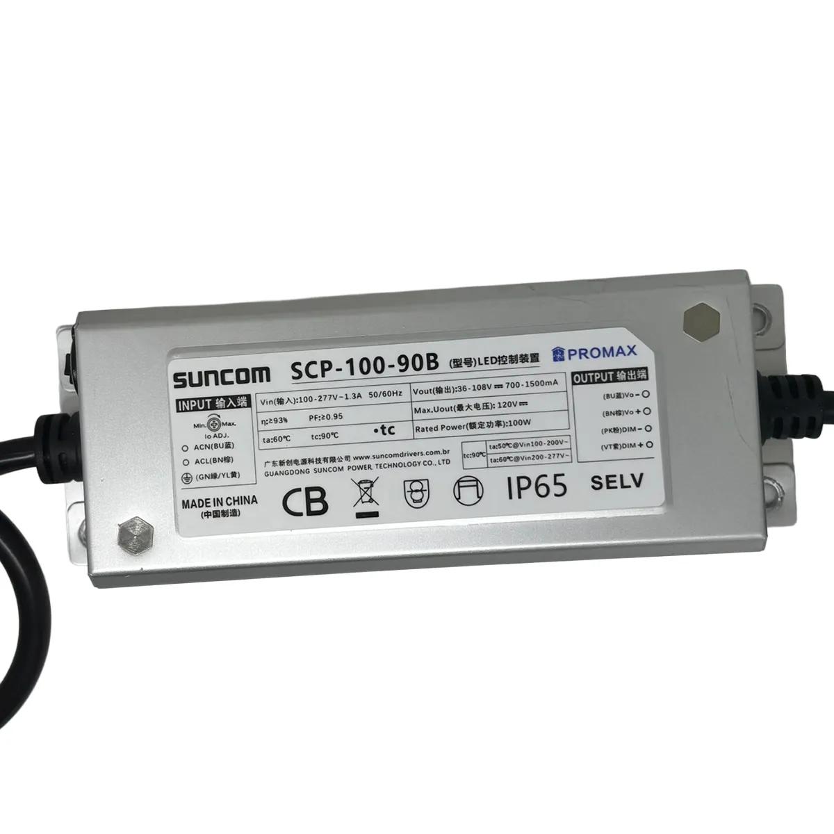Driver Fonte para Luminária LED 100W Suncom - Saída 36V a 108V Bivolt 127/220V - Imagem 3
