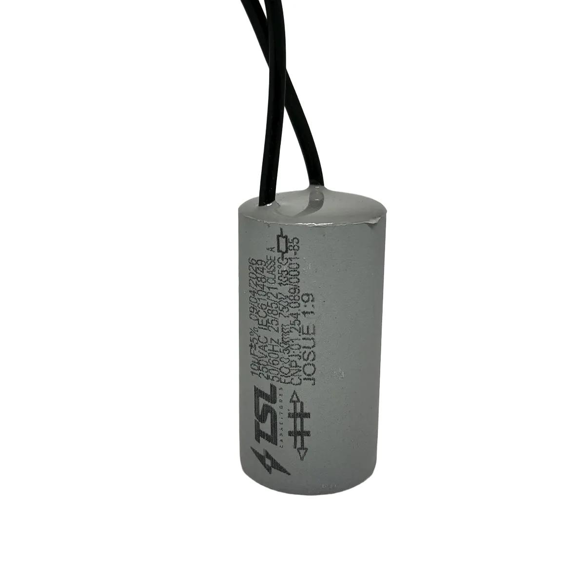 Capacitor 10µF 250VAC - Imagem 1