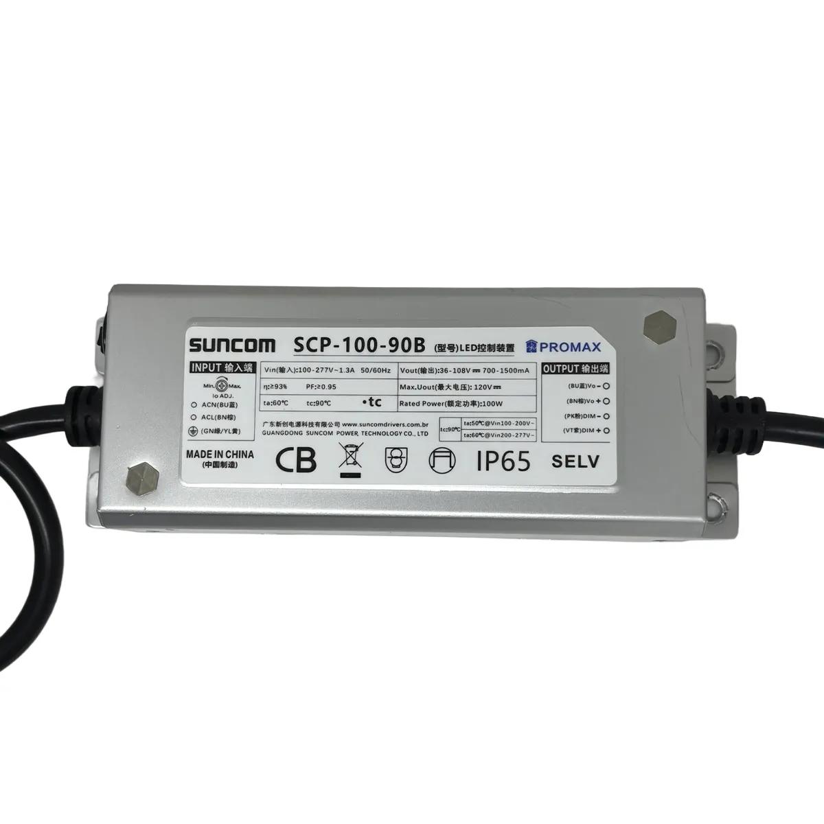 Driver Fonte para Luminária LED 100W Suncom - Saída 36V a 108V Bivolt 127/220V - Imagem 2