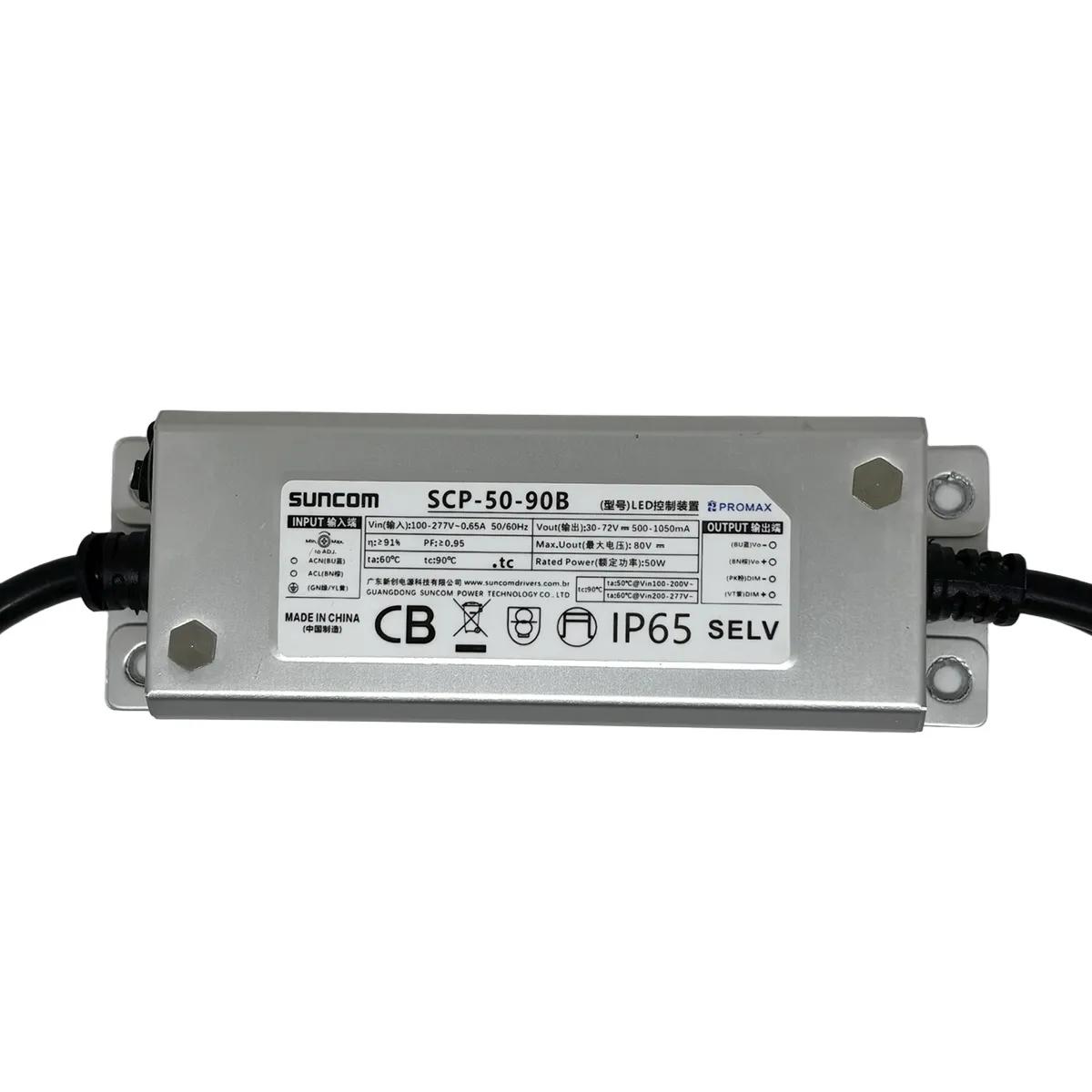 Driver Fonte para Luminária LED 50W Suncom - Saída 30V a 72V Bivolt 127/220V - Imagem 2