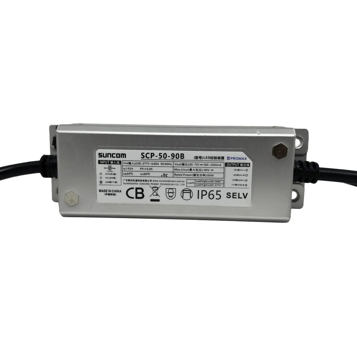 Driver Fonte para Luminária LED 50W Suncom - Saída 30V a 72V Bivolt 127/220V - Imagem 1