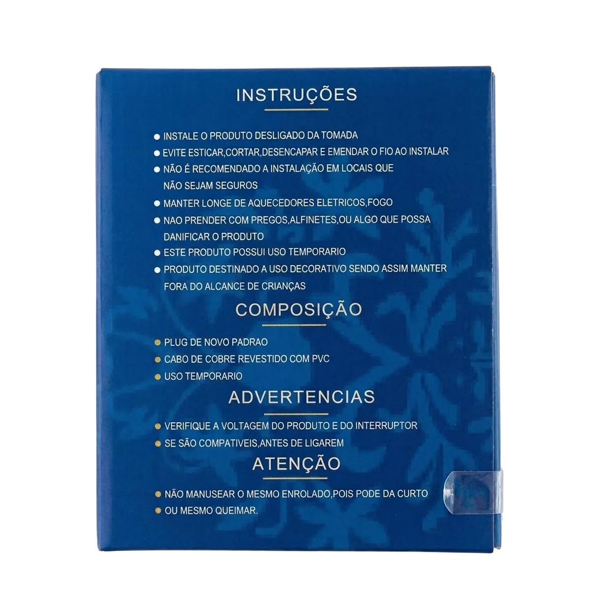 Pisca-Pisca de Natal 100 LEDs 220V - Função de Efeitos (FV) para Decoração - Imagem 2