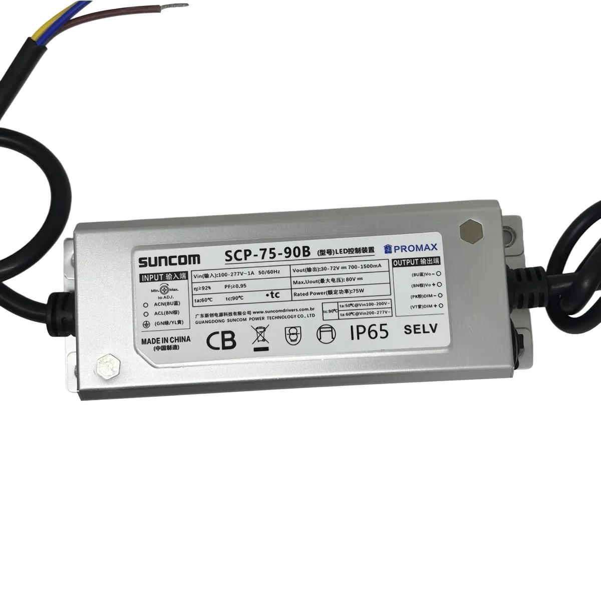 Driver Fonte para Luminária LED 75W Suncom - Saída 30V a 72V Bivolt 127/220V - Imagem 3